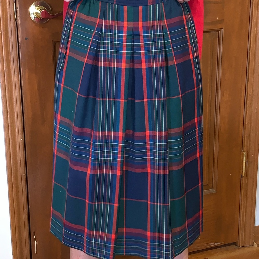 Pendleton 100% Virgin Wool Women’s Plaid Skirt